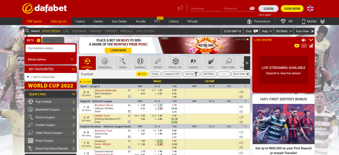Dafabet - #11 betting site in Malaysia